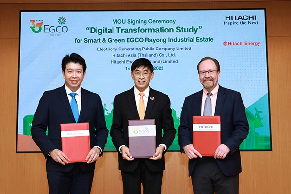 EGCO Group Joins Hands with Hitachi to Co-study a Development Plan for Technology and Intelligent Systems for “EGCO Rayong” Industrial Estate Project