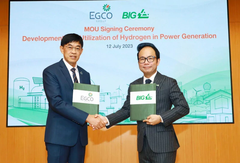 EGCO GROUP AND BIG TO STUDY POWER GENERATED FROM HYDROGEN AND FUEL CELLS AIMING TO SUPPORT SUSTAINABLE LOW-CARBON SOCIETY