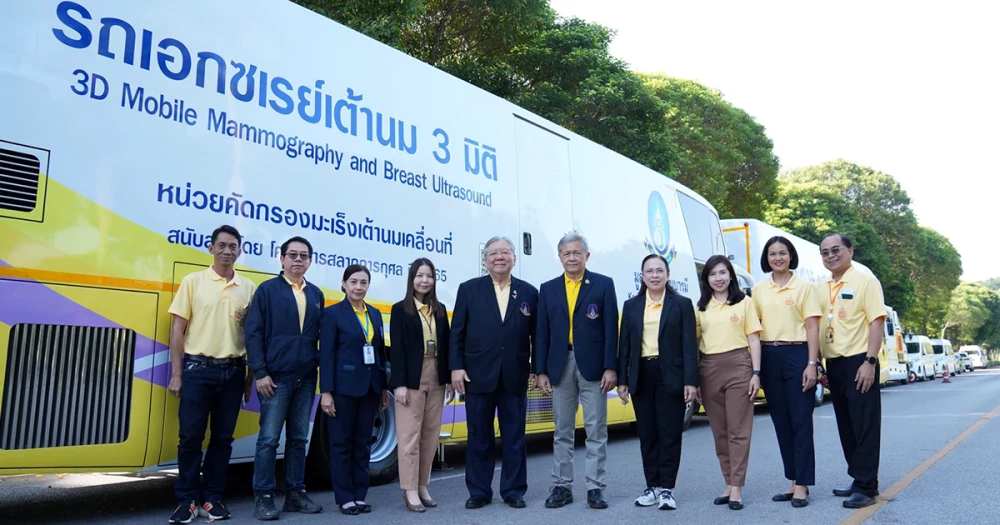 EGCO Group and Kanchanabaramee Foundation bring mobile breast cancer screening services to locals around its headquarters in Bangkok