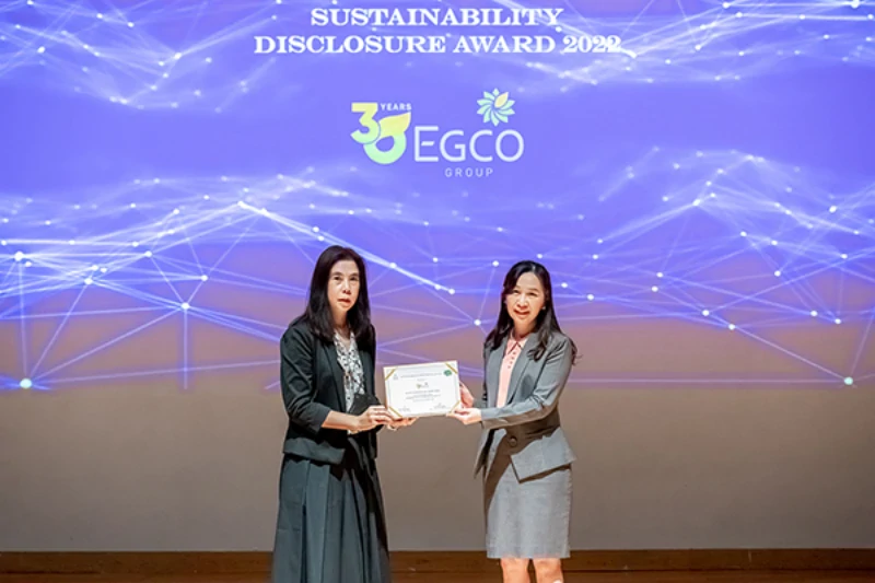 รางวัล Sustainability Disclosure ประจำปี 2565